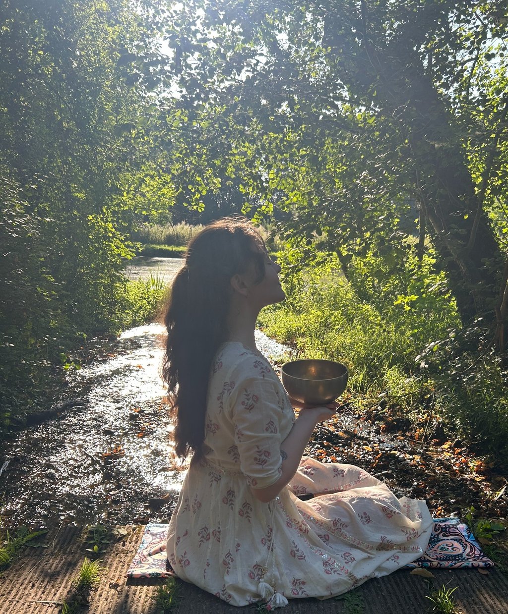 Sound healing session